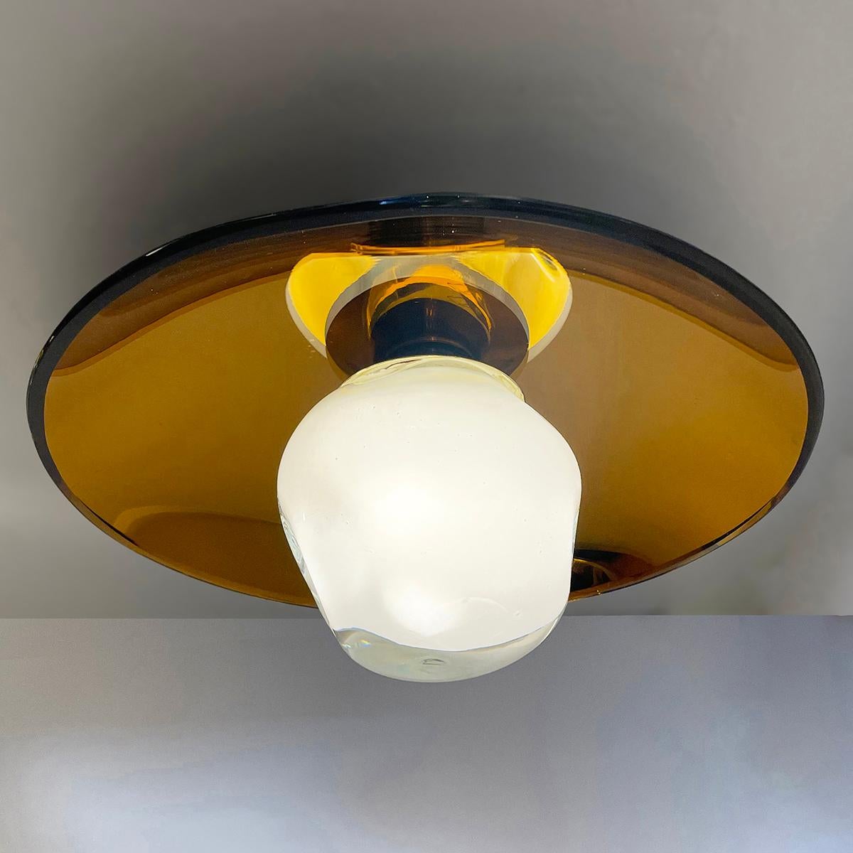 Contemporary Sole Ceiling Light by Gaspare Asaro For Sale