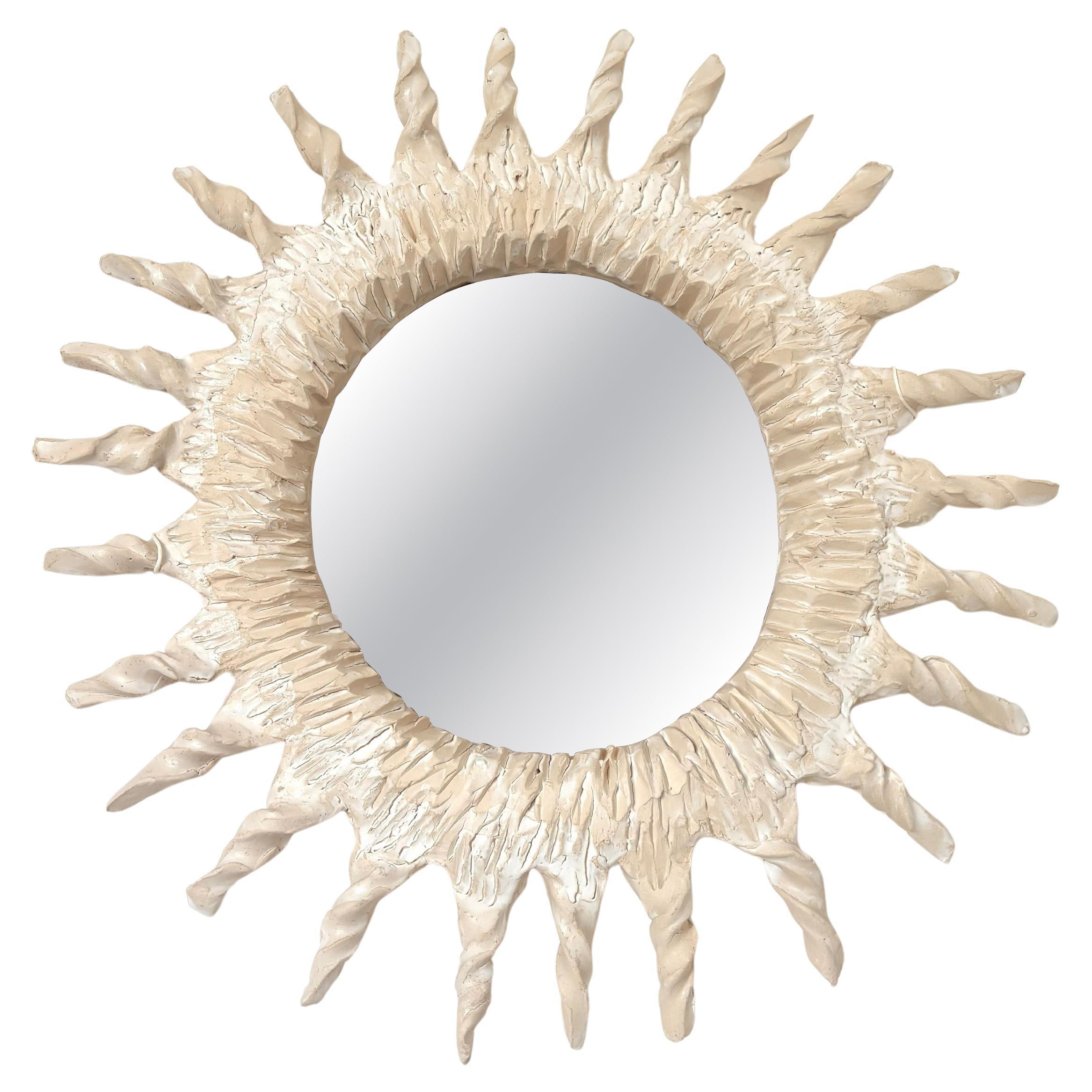 Sole Handgefertigter Keramikspiegel II von Renzo Maar