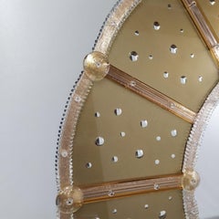 Sole Murano Glass Mirror