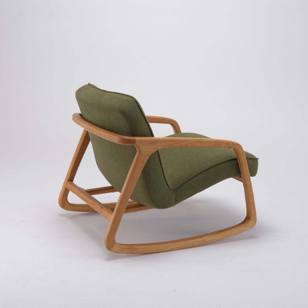 Sole Rocking Armchair, with its elegant oak frame and ergonomic seating, will make you feel wonderful. It’s versatile enough to be used in many corners of your living spaces. It will be with you during your most enjoyable moments and become the