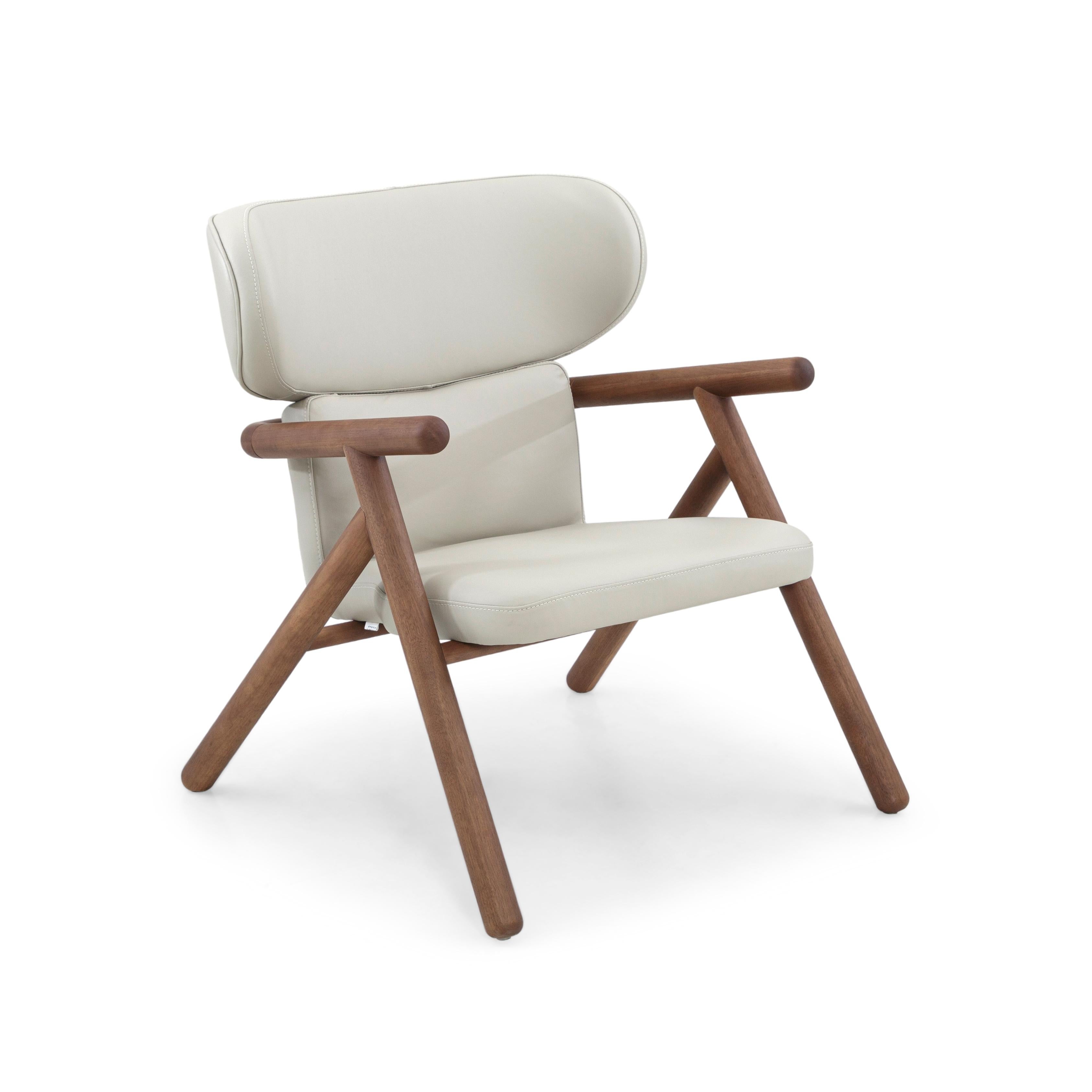 off white armchair