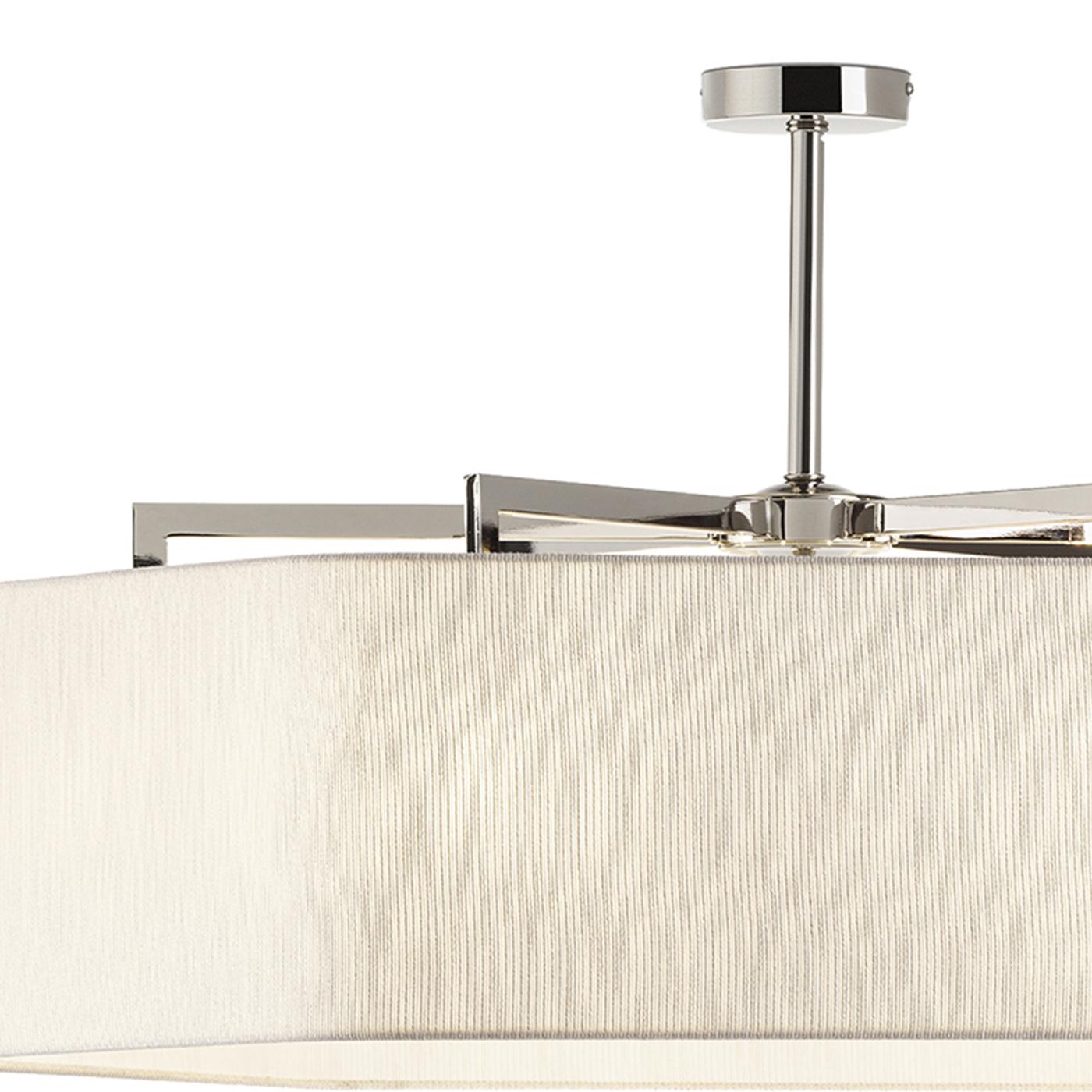 Italian Solea Hexagonal Chandelier For Sale