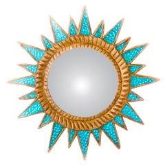 Uno specchio convesso alla maniera di Line Vautrin, contemporaneo