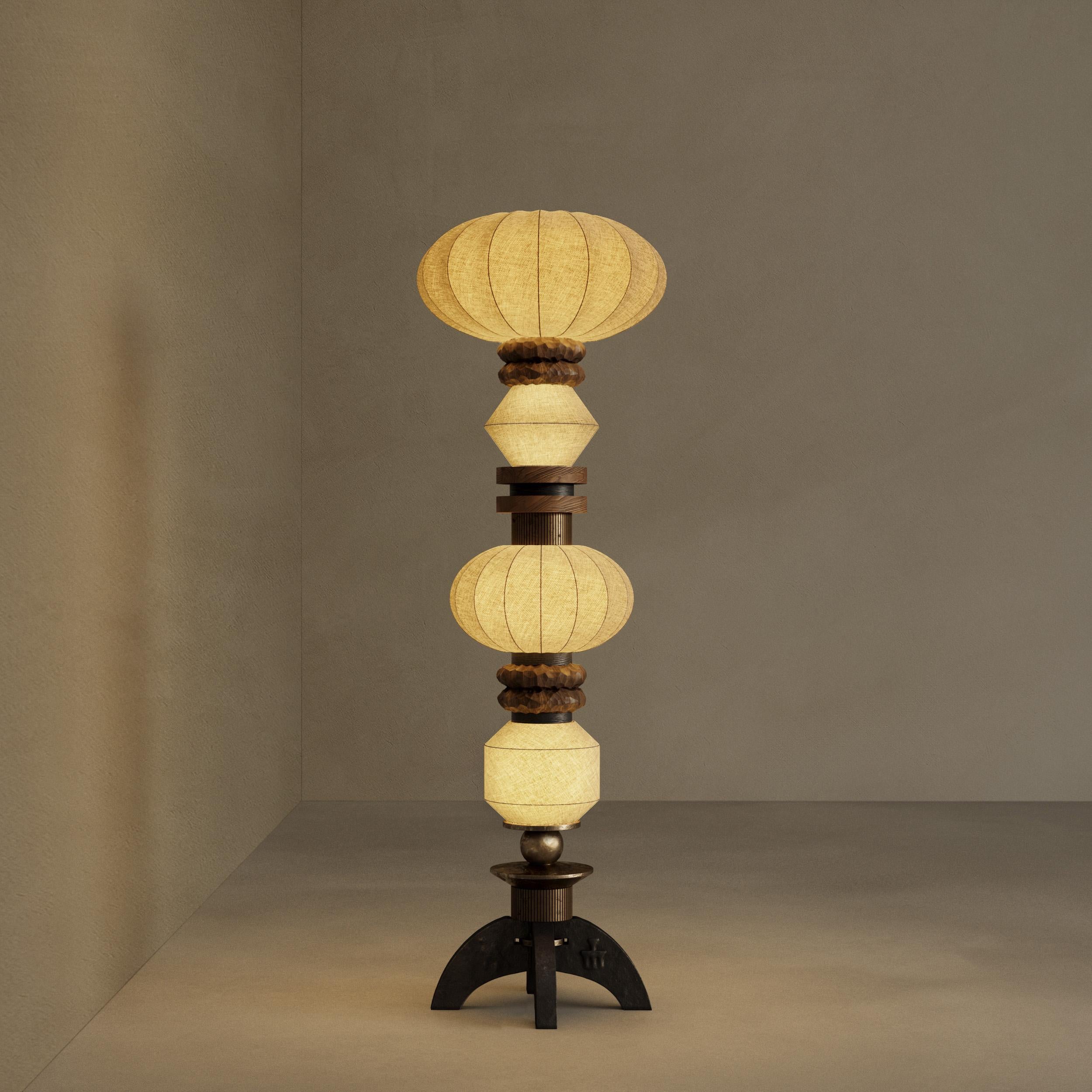 Soleil Floor Lamp is part of our Talisman Series—a collection born from the desire to reawaken ancient symbols of goodness and weave them into the spaces we inhabit. Each piece in this series is crafted with the intention of not only offering