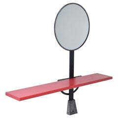 Solemio-Konsolentisch mit Spiegel von Giotto Stoppino für Acerbis, 1983