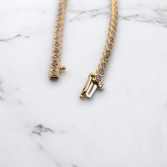 Solene  10K Yellow Gold Diamond Bracelet  .50 CTW Natural Diamonds