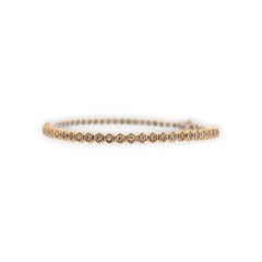 Solene  10K Yellow Gold Diamond Bracelet  .50 CTW Natural Diamonds