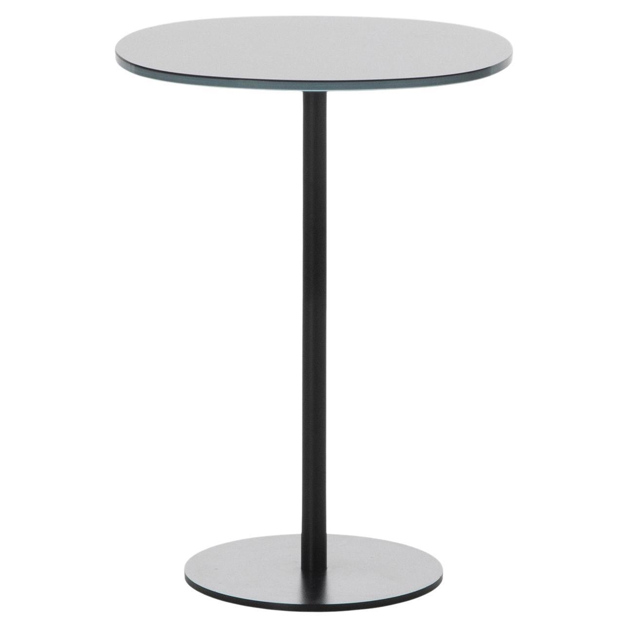 Solenoide Black Tall Side Table by Piero Lissoni