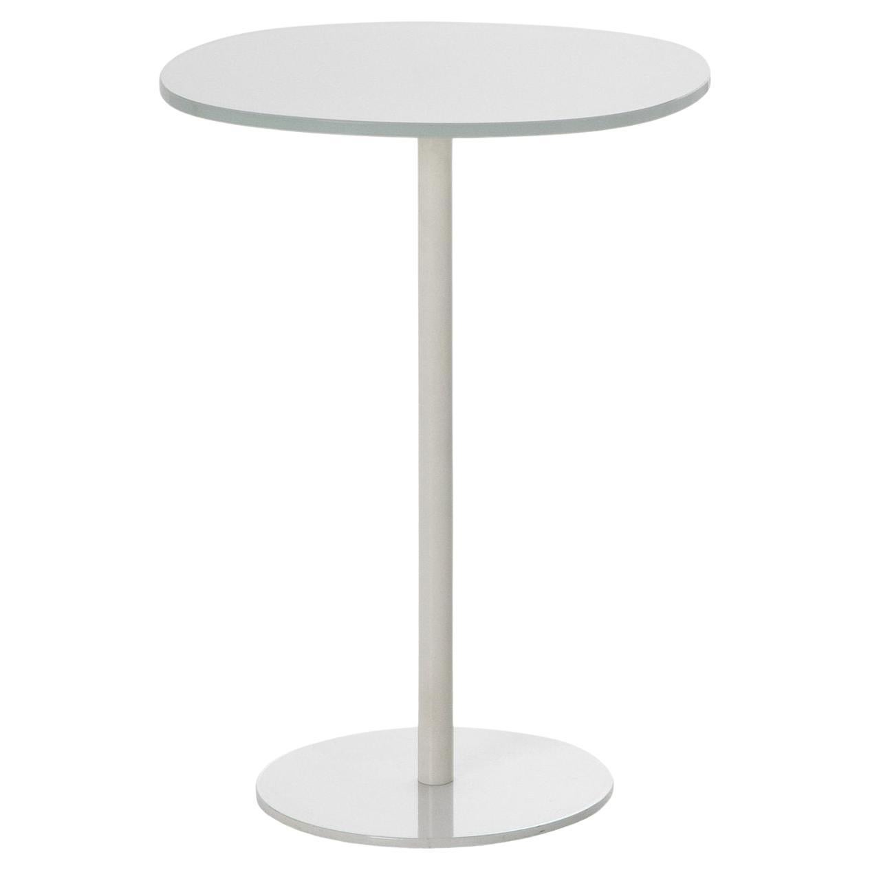 Solenoide White Tall Side Table by Piero Lissoni