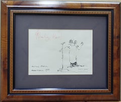 Charlie Rivel. Drawing