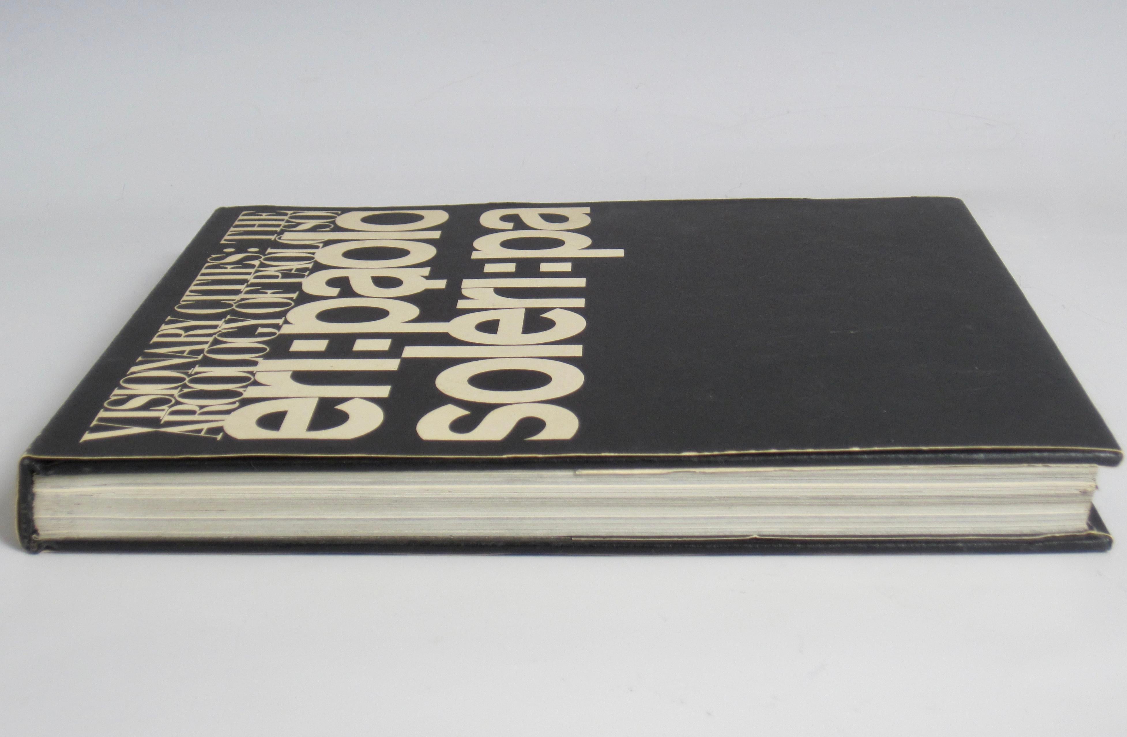 SOLERI, Paolo. Livre Visionary Cities: The Arcology of Paolo Soleri à couverture rigide en vente 2