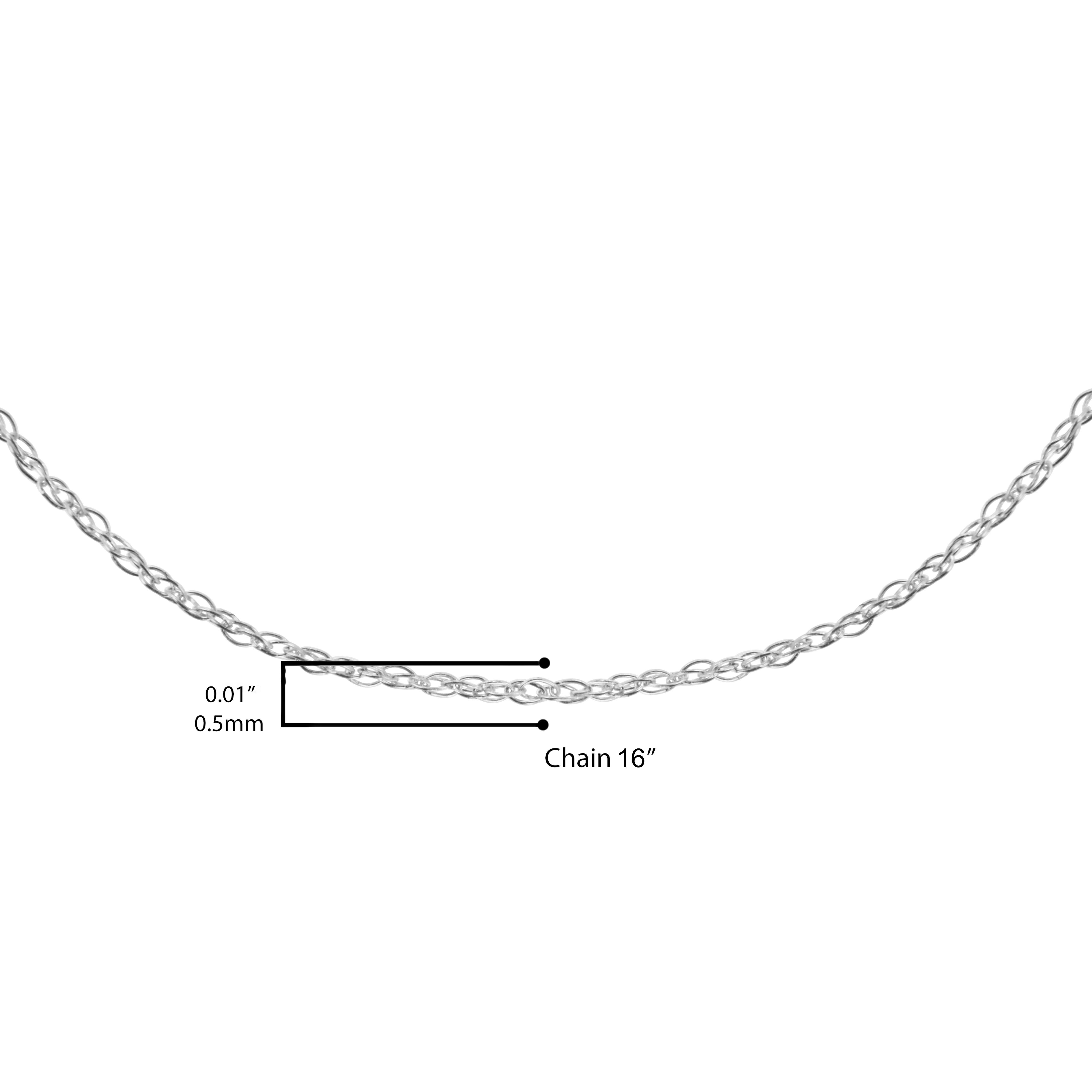 dainty white gold necklace