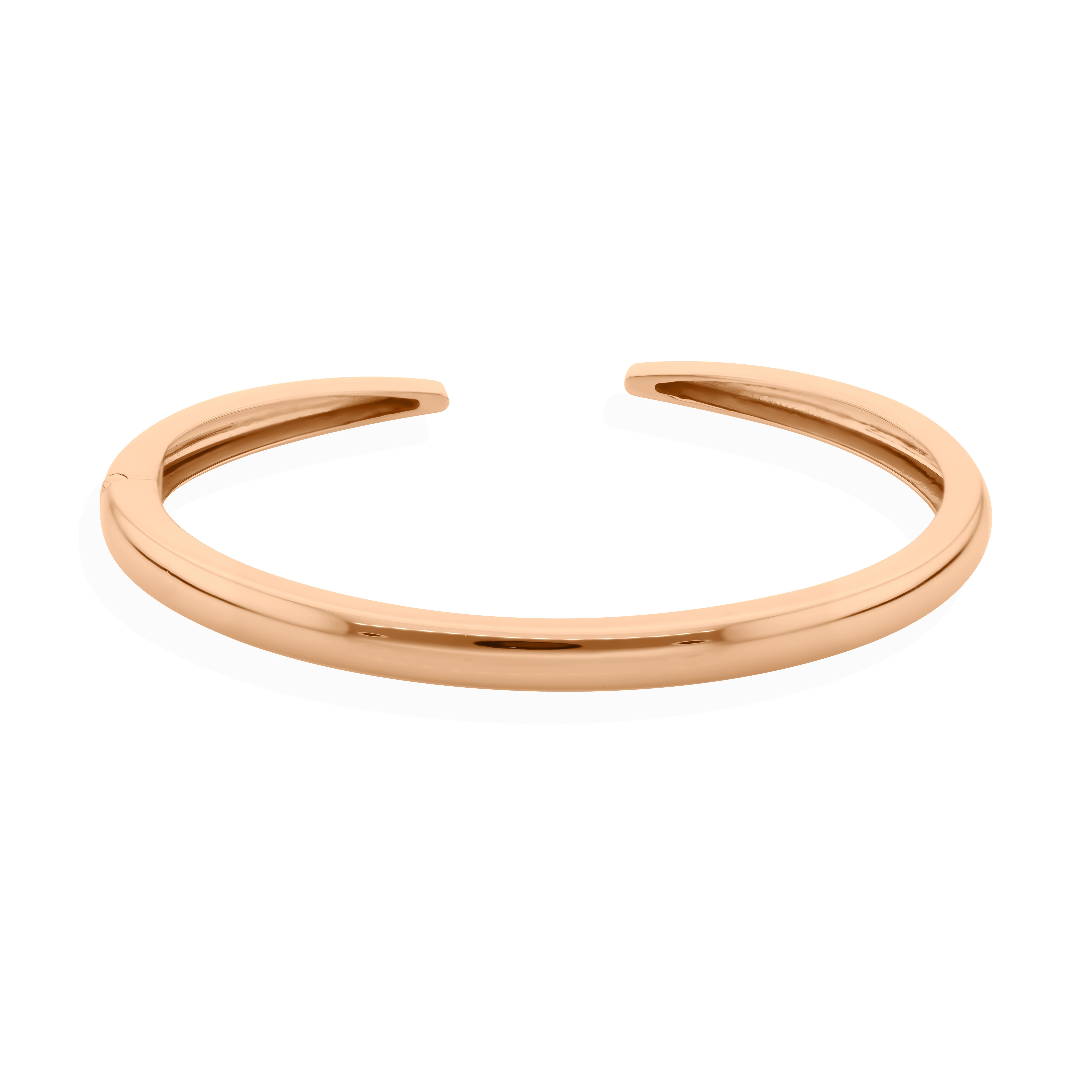 Bracelet unisexe en or rose massif 14k Cadeau d'anniversaire en vente 3