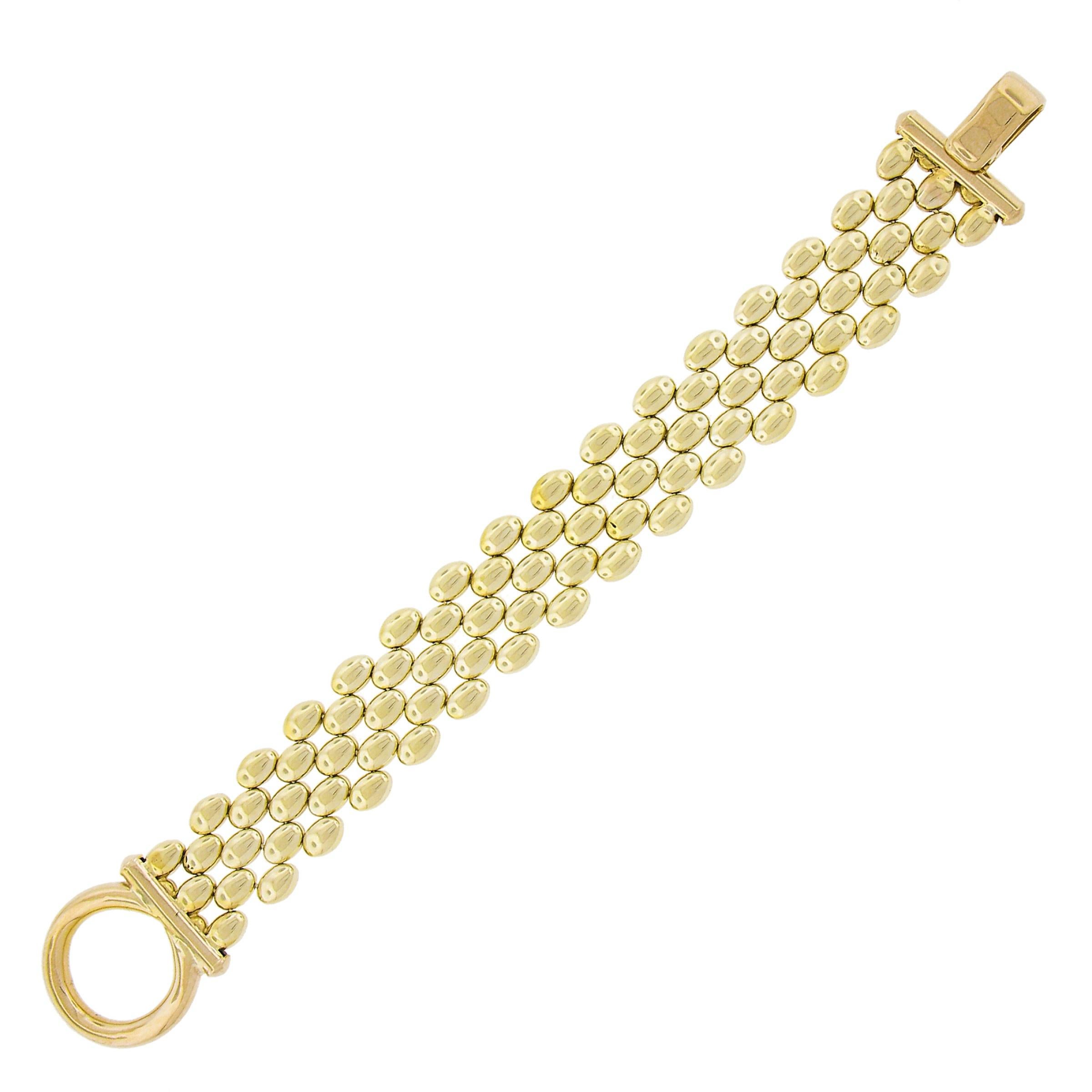 Women's Solid 14K Yellow Gold 7.5