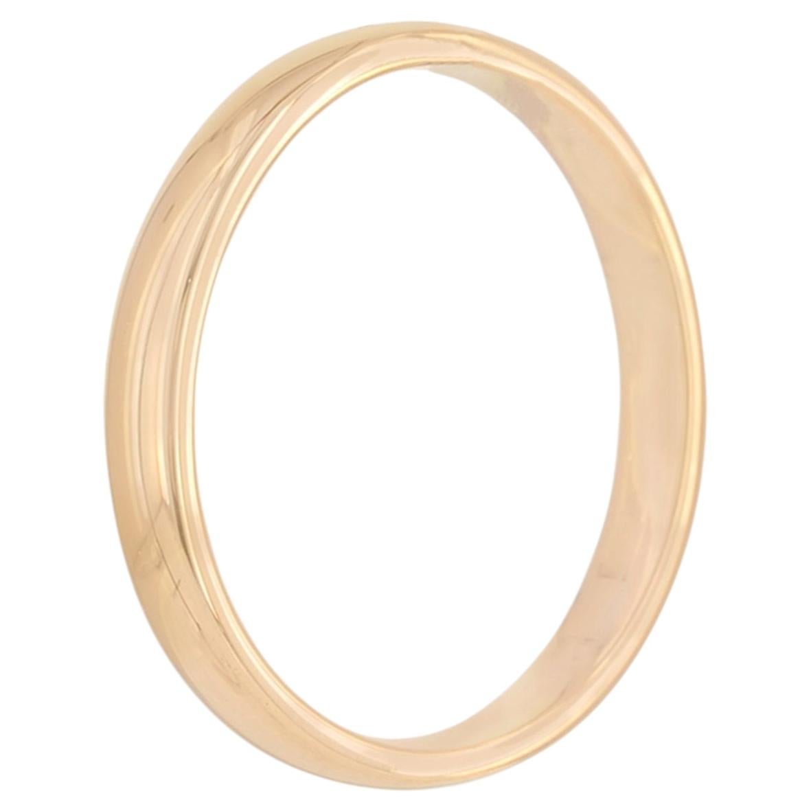 Solid 14k Yellow Gold Classic Band Jewelry Eternity Unisex Plain Band Ring