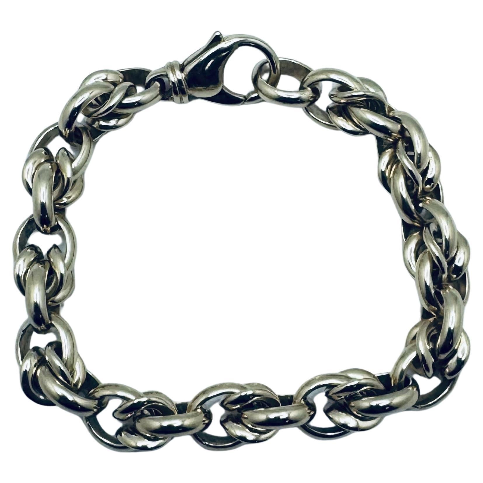 Solid 14k Yellow Gold Double-linked Cable Chain B… - image 1