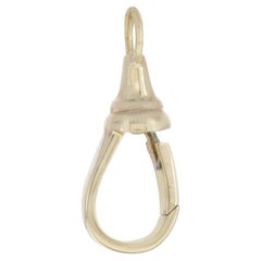 Solid 14k Yellow Gold Lobster Lock Clasp Charm Jewelry Findings