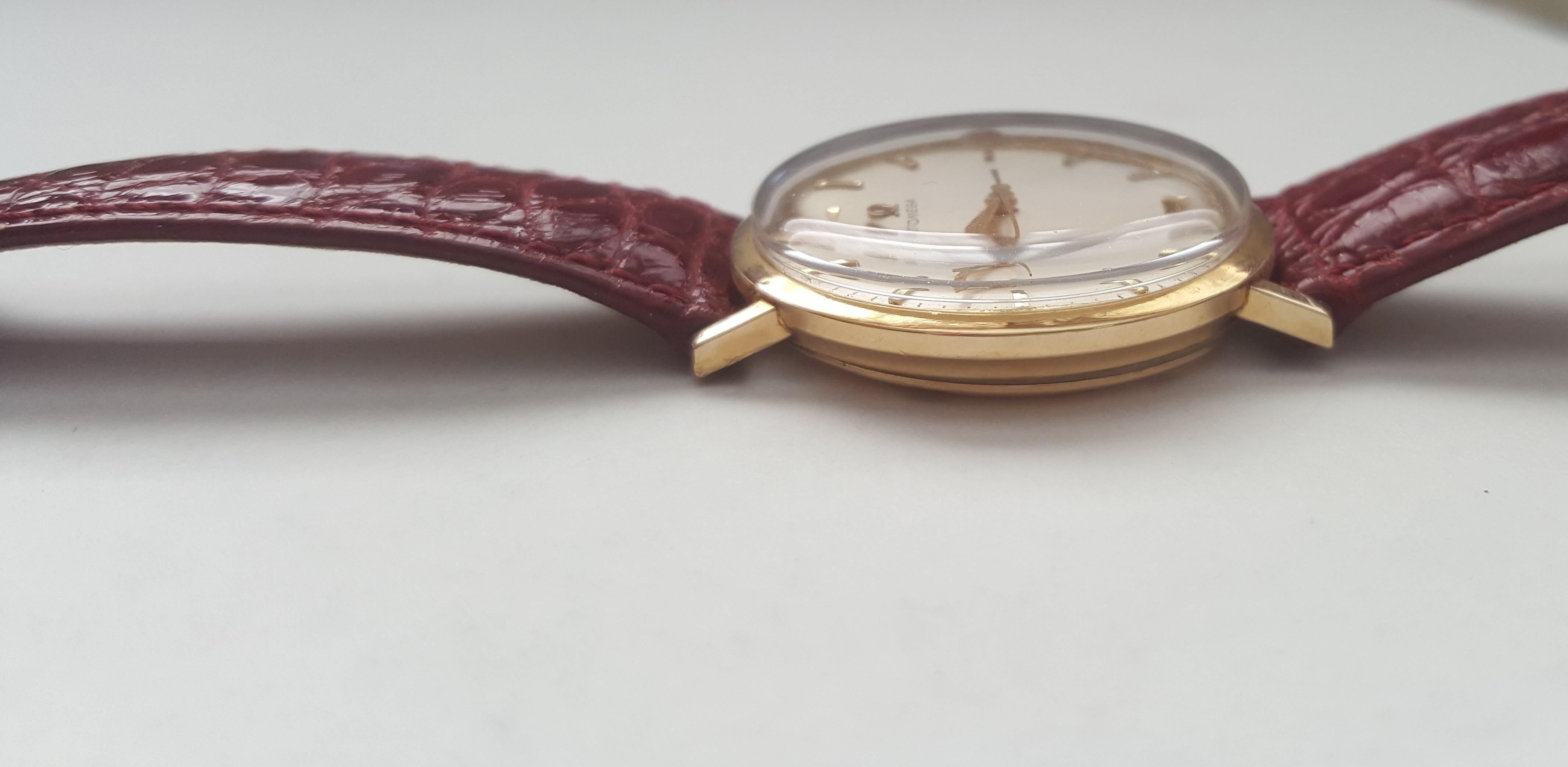 engraved omega watch