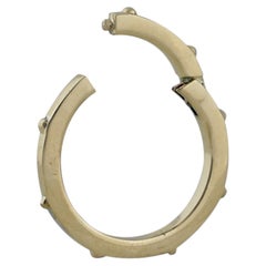 Solid 14k Yellow Gold Round Clasp Openable Finding Fine Jewelry Connector