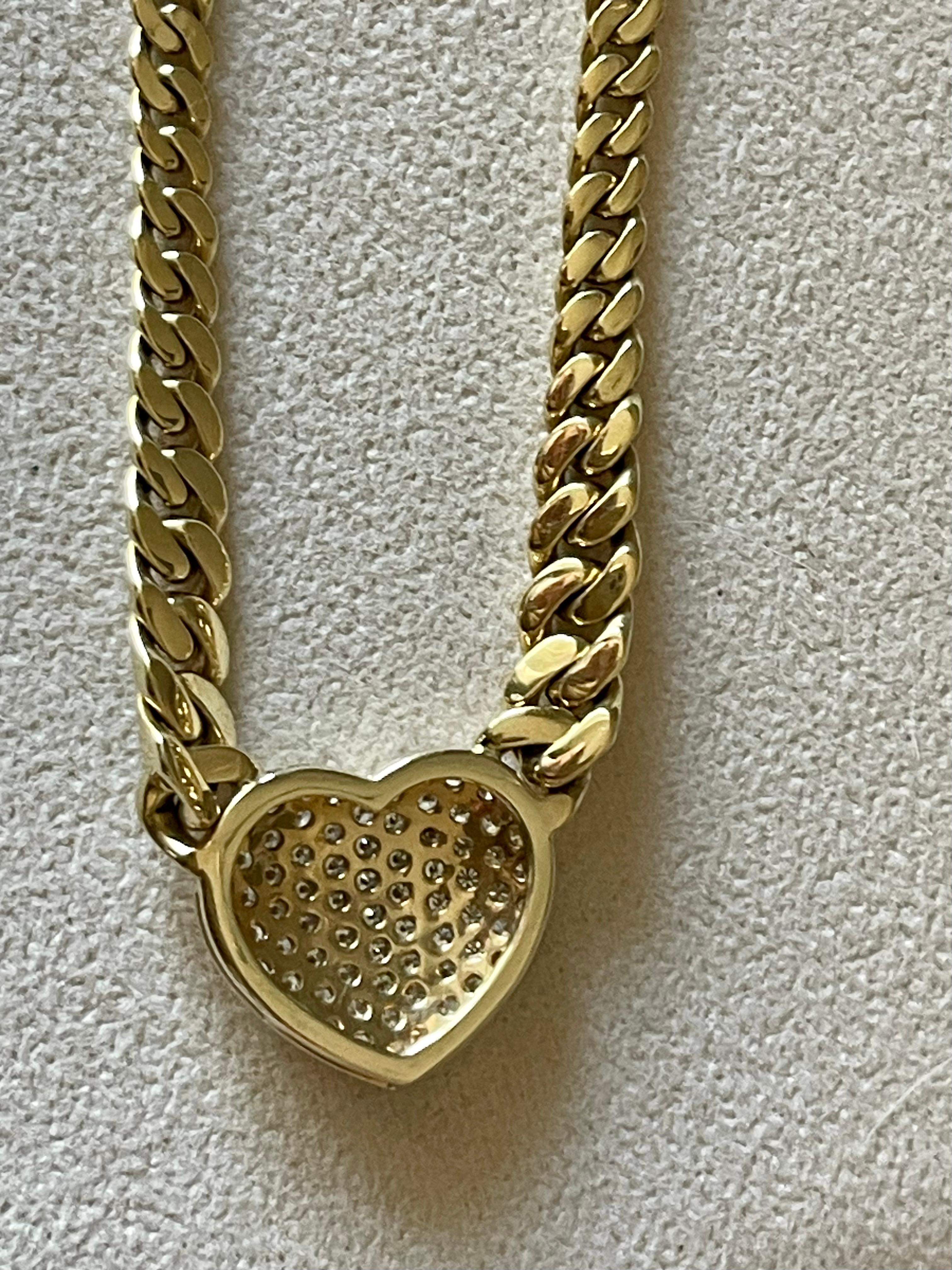 18 karat gold cuban chain