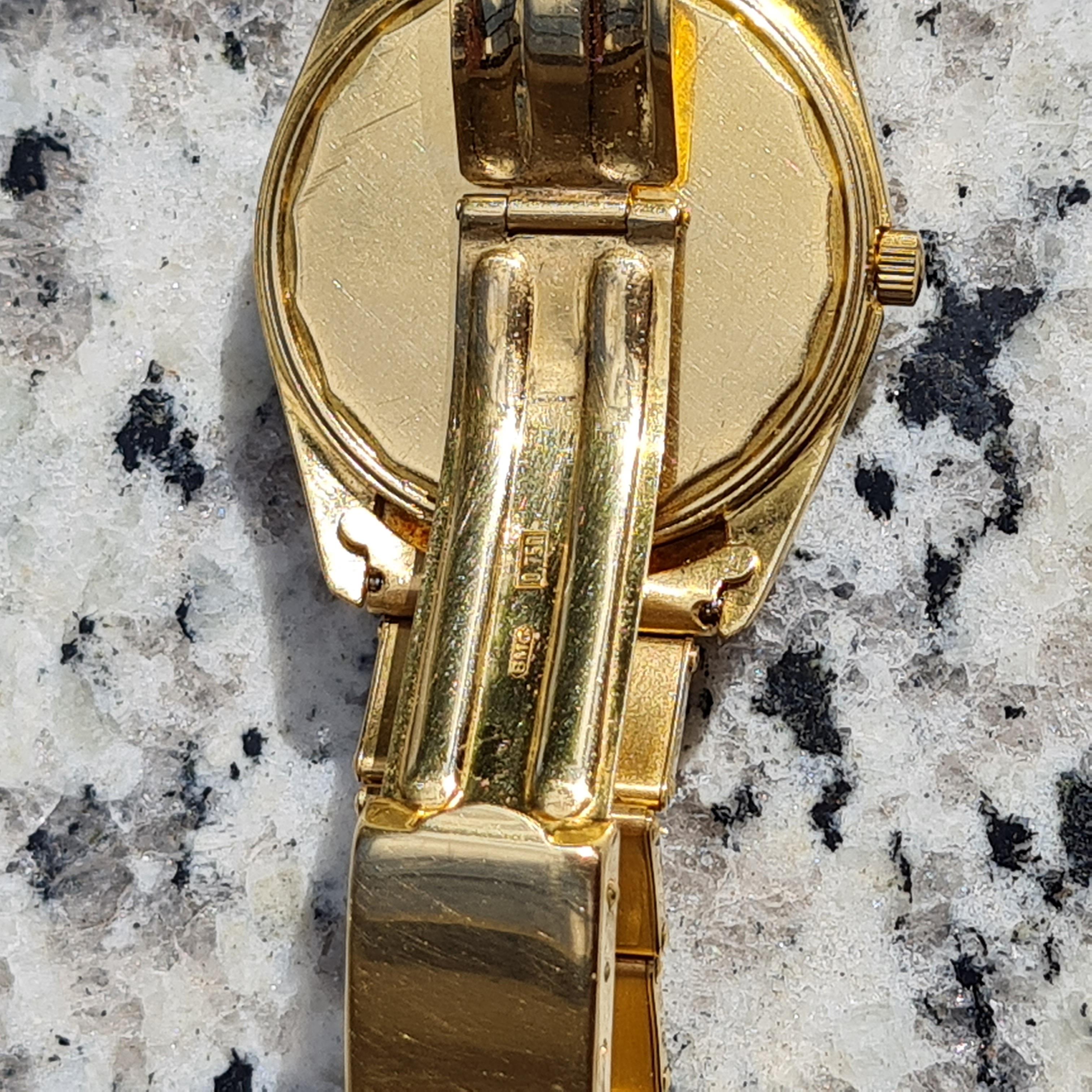 Solid 18k Gold Baume Mercier Baumatic For Sale 2