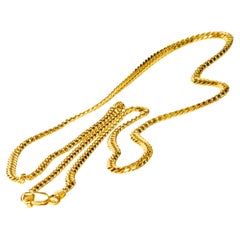Solid 18K Yellow Gold 2.8mm Italian Cuban Link Chain – Brand New