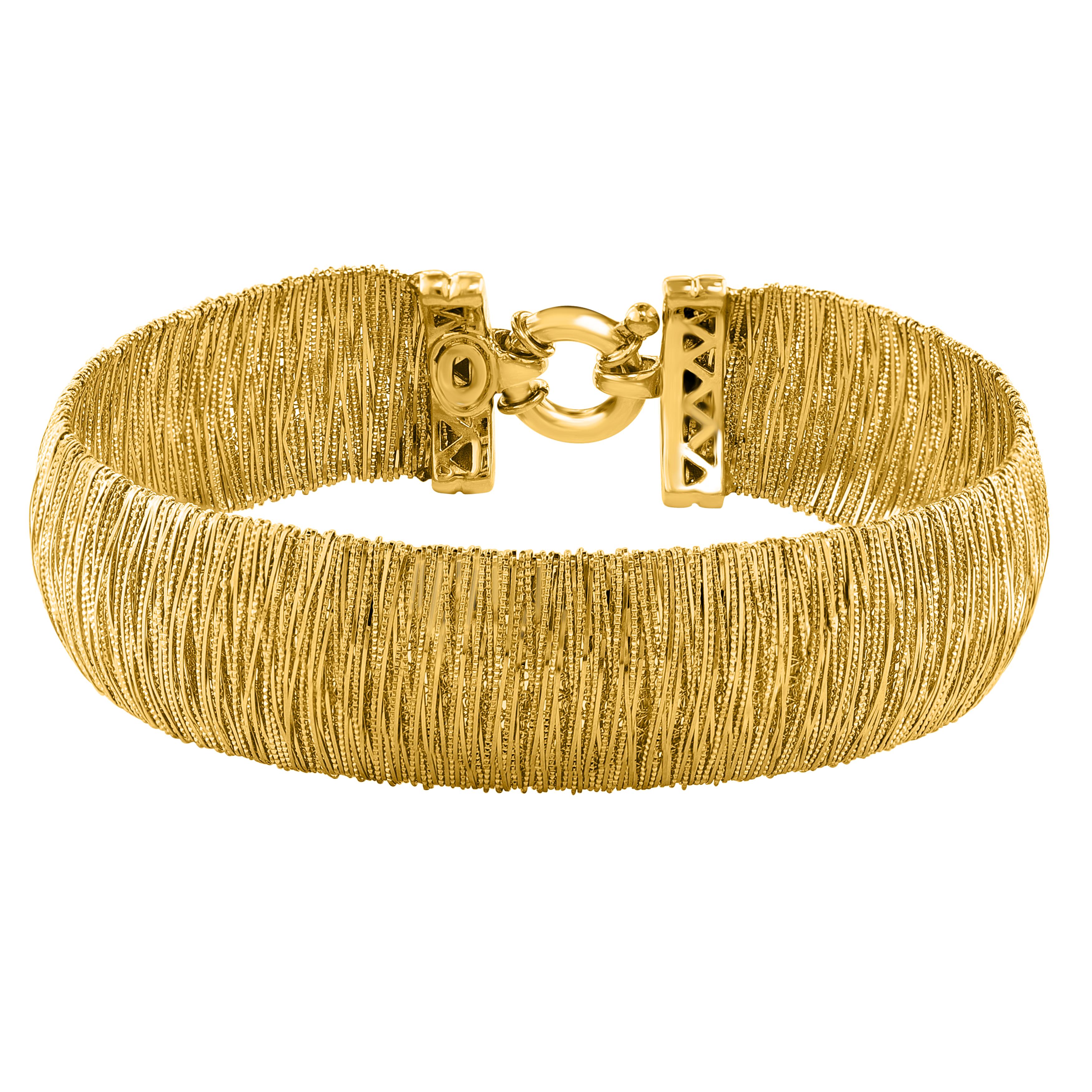 Collier ras du cou et bracelet choker Cléopâtre en or jaune massif 18 carats 68 g Pour femmes en vente