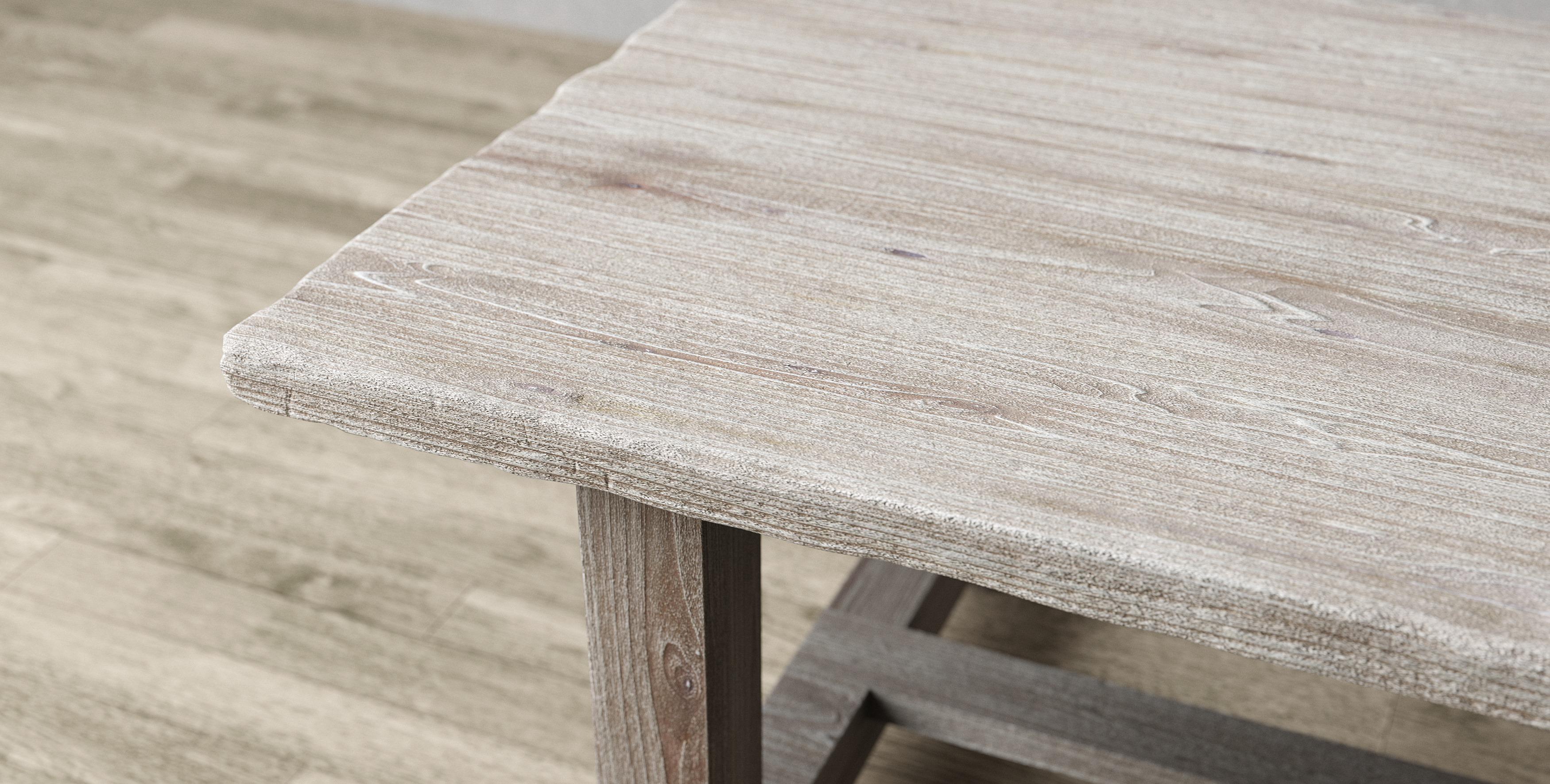 This table celebrates the natural beauty of solid wood with straightforward modern rustic styling. The simplicity of the design and subtle details make this a stunning addition to any home providing beauty that will last for decades.

The Table