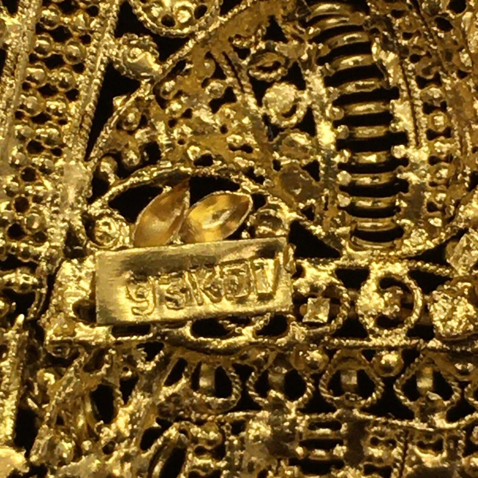 Massives filigranes Armband aus 22K Gold 160.9 Gramm im Angebot 1