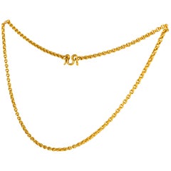 Massive 22k Gold Gliederkette:: 20. Jahrhundert