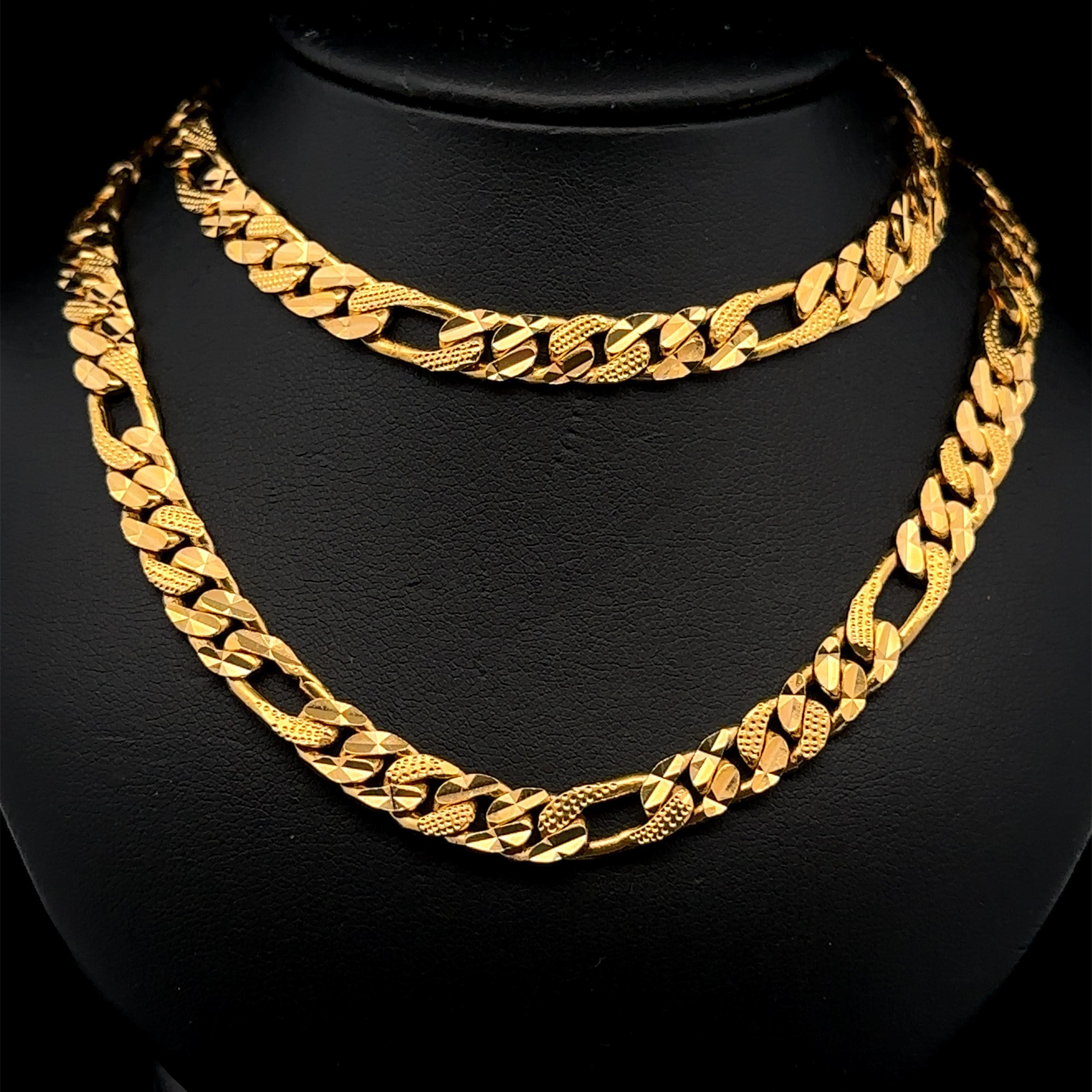 Solid 22k Yellow Gold 23.5