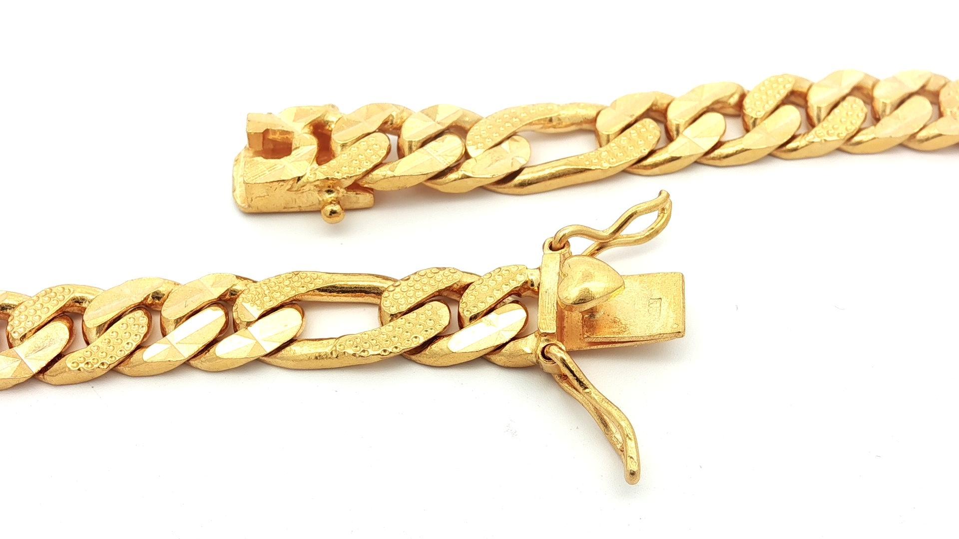 Solid 22k Yellow Gold 23.5