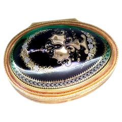 Solid 750 (18K) Gold Snuffbox - 17th Century