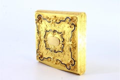 Solid 800 (19K) Gold Beauty Case - 19th Century