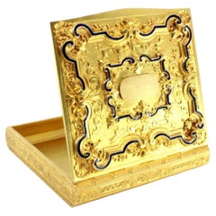 Solid 800 (19K) Gold Beauty Case - 19th Century