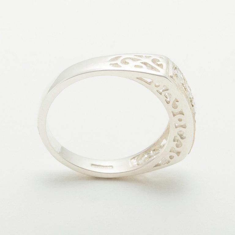 in vendita:  Anello di eternità da donna in oro bianco massiccio 9k Cubic Zirconia Personalizzabile 4