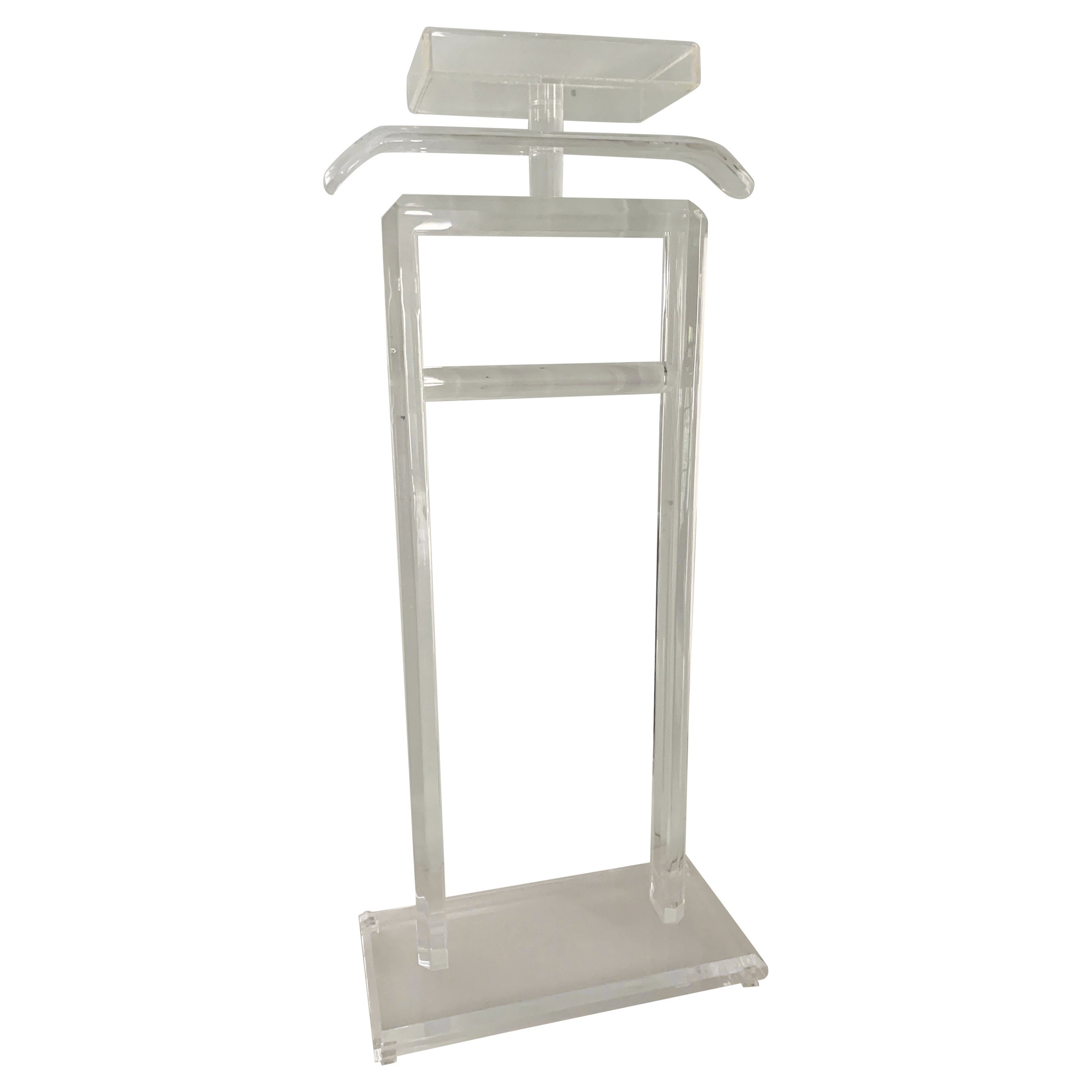 Valet en acrylique massif de Charles Hollis Jones