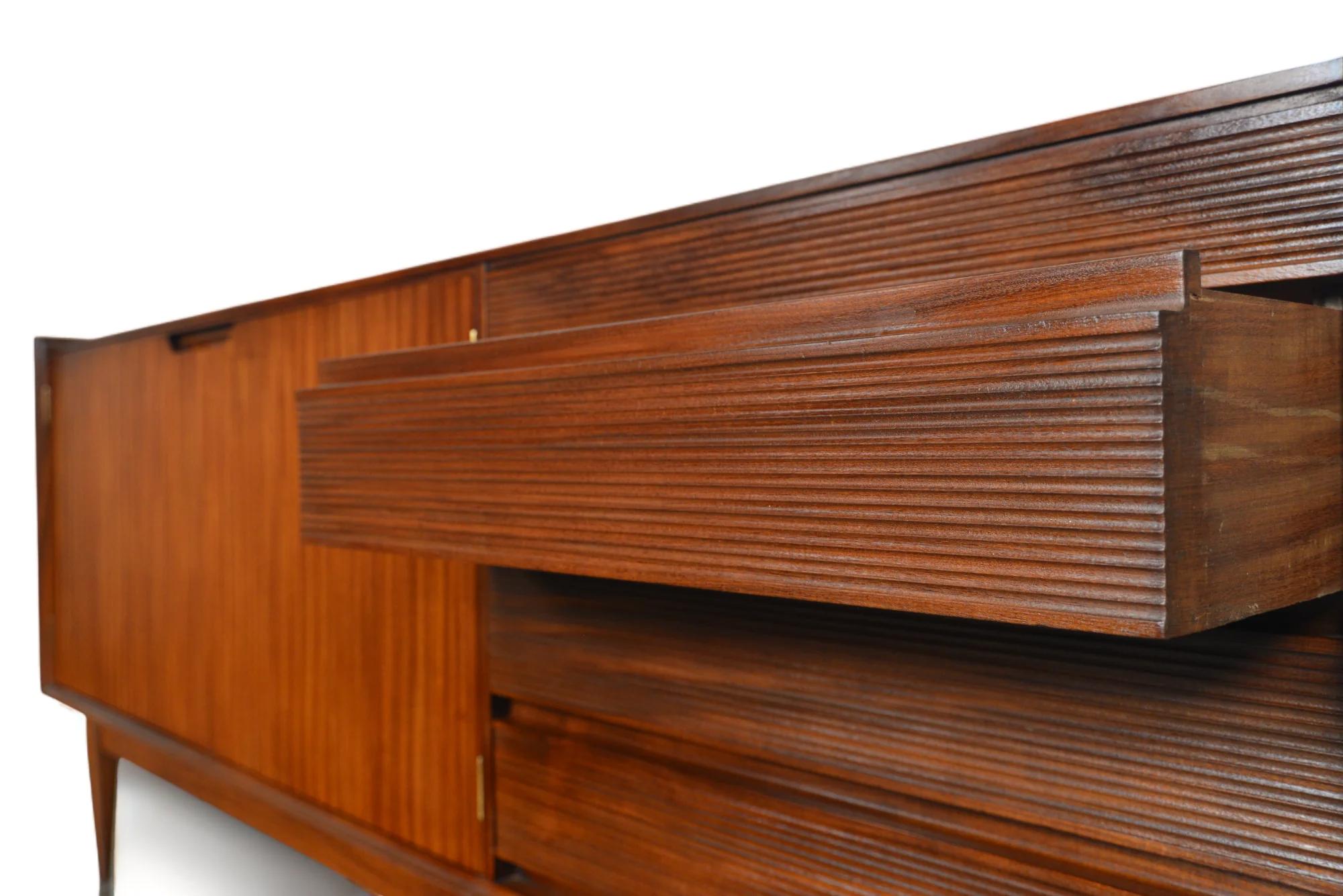 Solid Afromosia Credenza By Richard Hornby For Sale 1