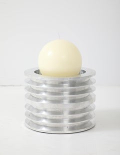 Hand-Crafted Solid Aluminum Candleholder, Space Shuttle Part, USA