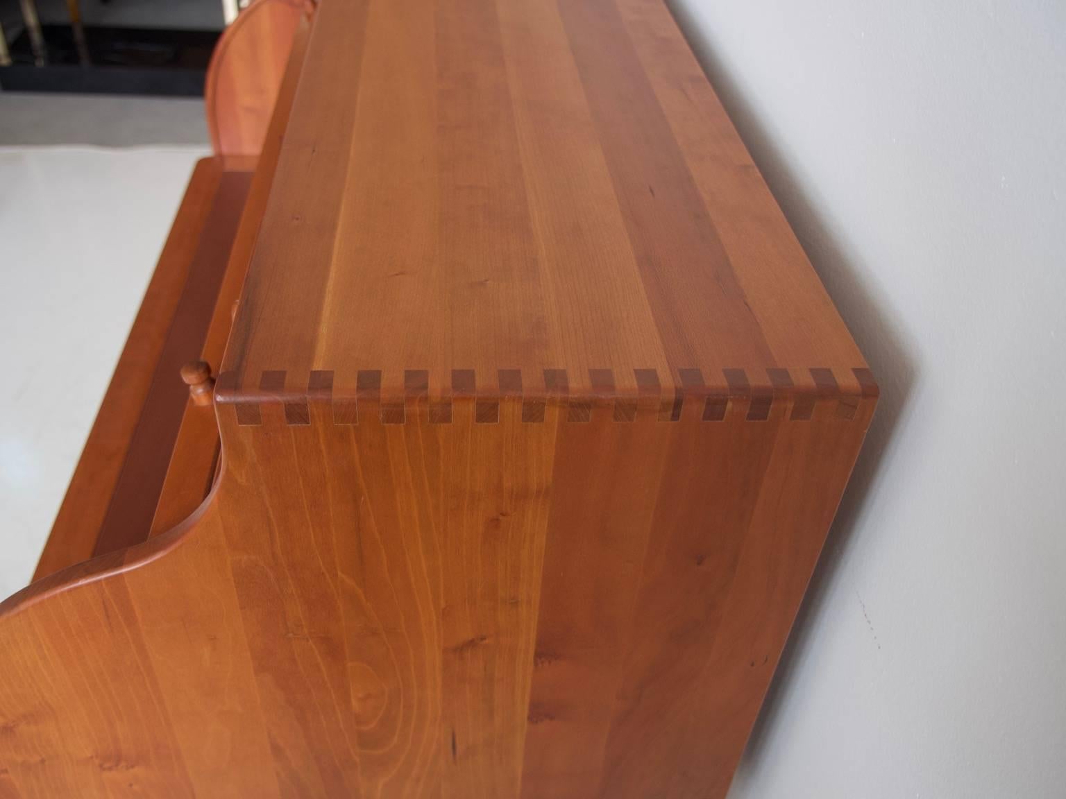 20th Century Solid American Cherrywood Writing Desk by Andreas Hansen