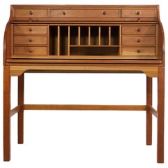 Solid American Cherrywood Writing Desk by Andreas Hansen