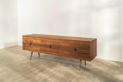 American Black Walnut Sideboard with Brass Underframe by Benchmark