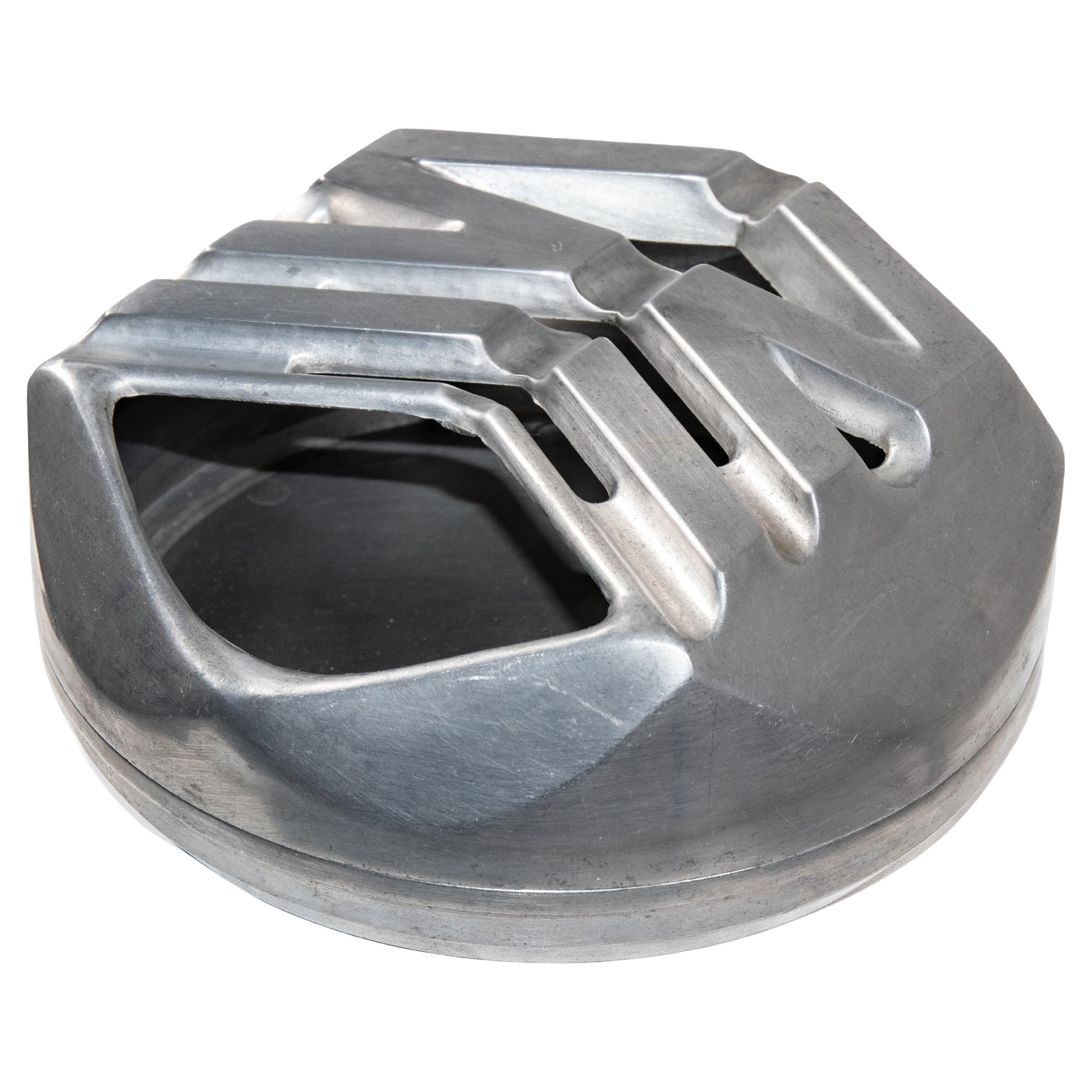 Solid and Machined Aluminum Apollo PN58 Ashtray by Sersterug Criant, 1960s For Sale