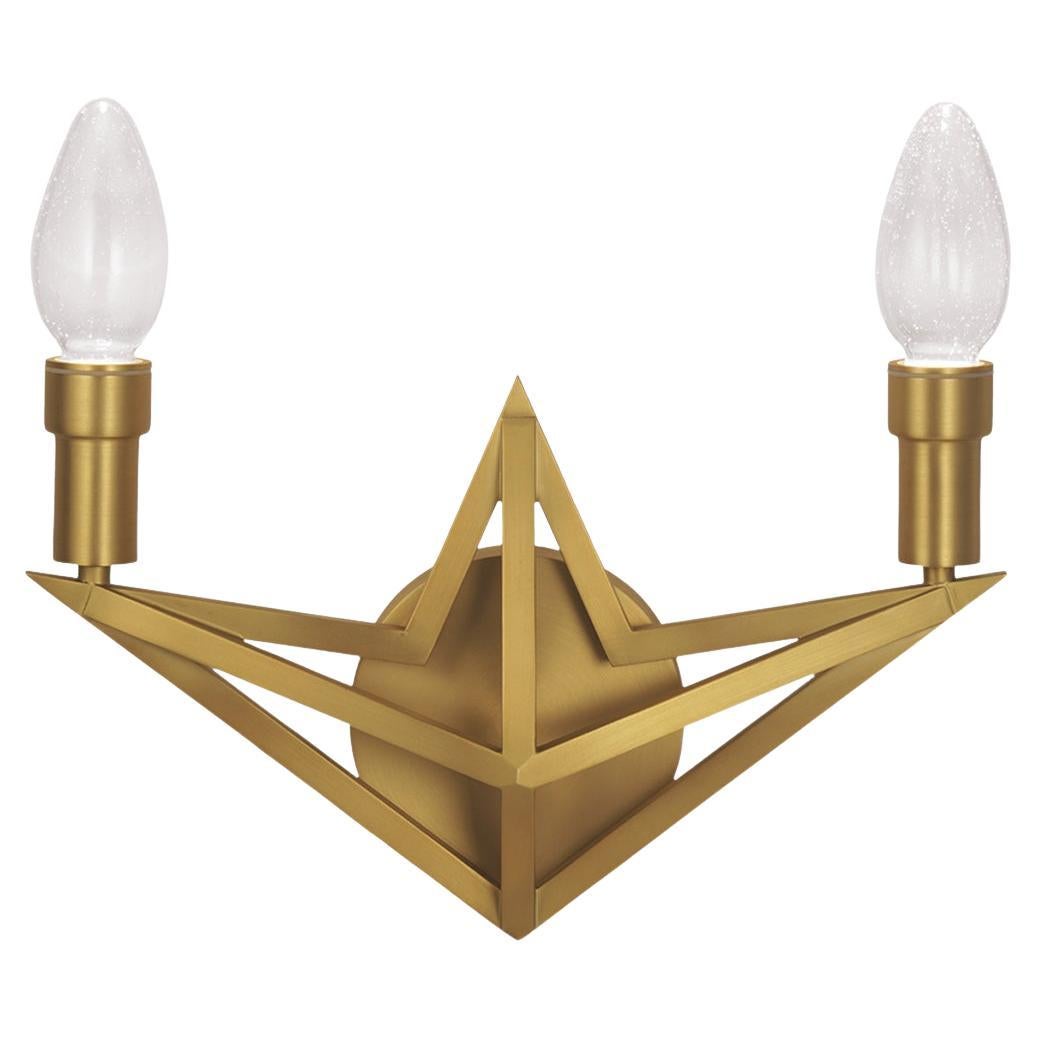 Regalio solid antiqued brass Outdoor Wall Sconce by Elisterno - bringing a new level of luxury to outdoor spaces.  Elisterno Outdoors specializes in outdoor lighting with designs and construction inspired by classic styles but engineered with modern