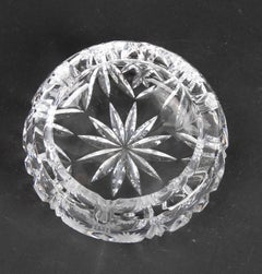 Solid Ashtray Made of Hand-Carved Crystal