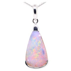 Solid Australian Bolder Opal Necklace