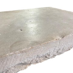 Solid Axel-Vervoordt Style Fireplace Original Reclaimed Base Stone In Limestone