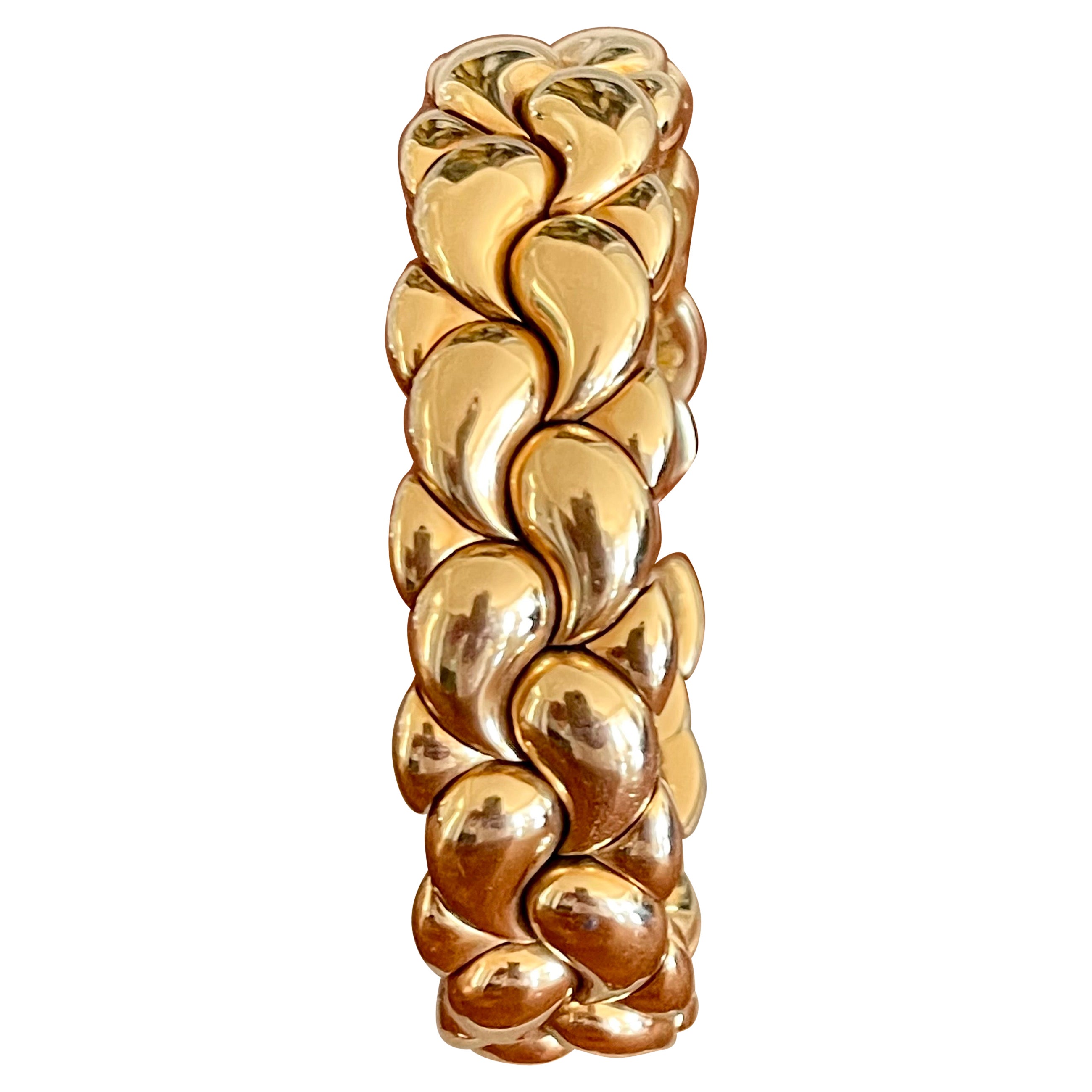 Pulsera Sólida Chopard Oro Amarillo 18 K Casmir