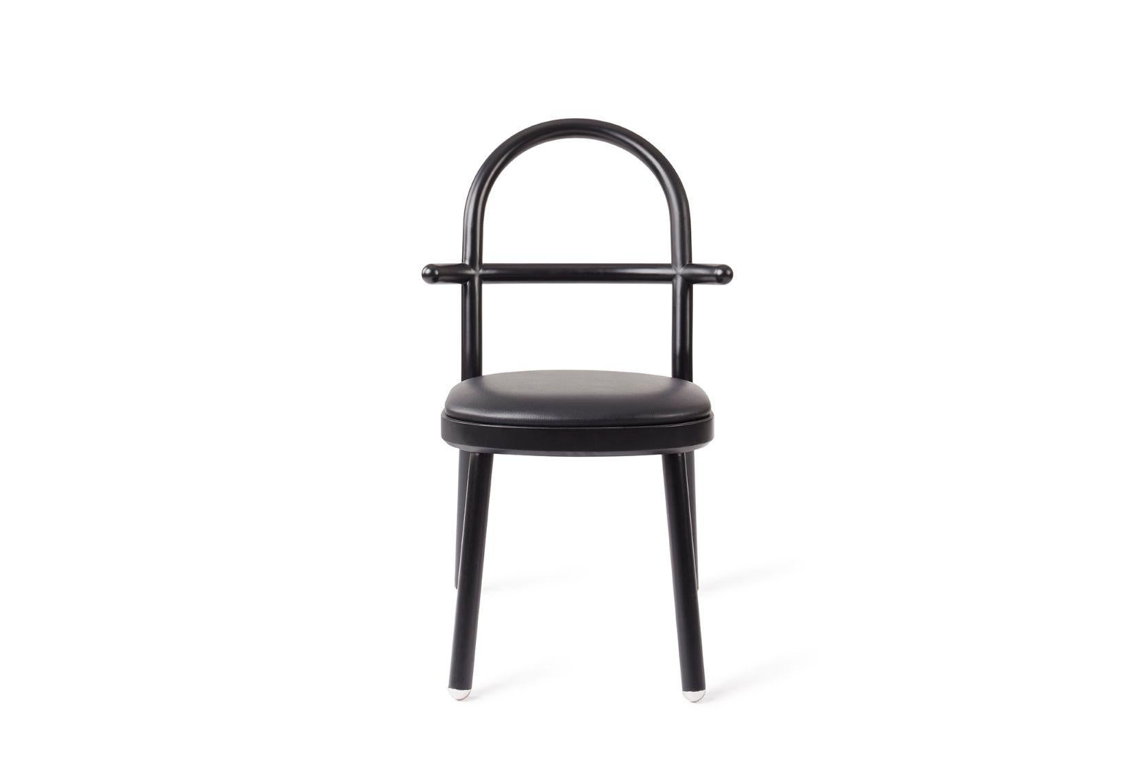 Modern Solid Beech Chair Designed by Thomas Dariel