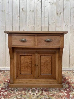 Solid beech shop counter